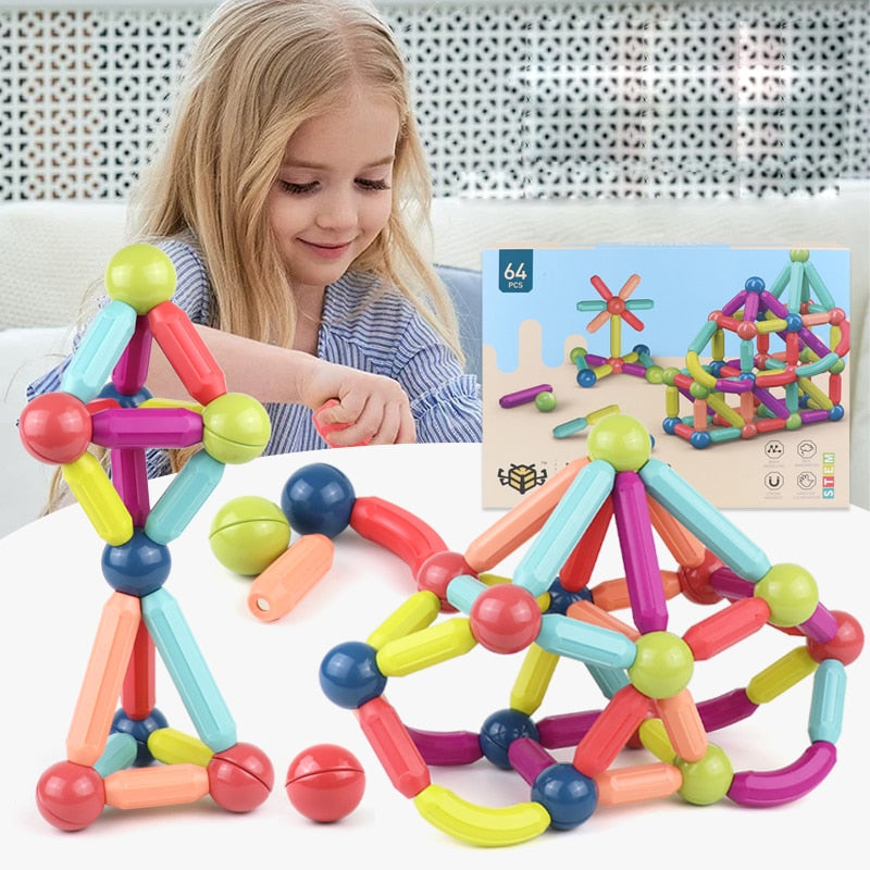 Kids Magnetic Construction Set