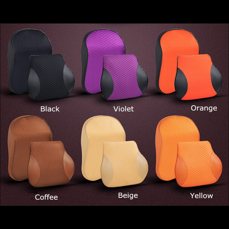 Car Seat Head and Neck Rest Cushion